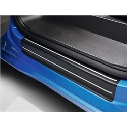 Protection de seuil de portes avant noir/argent T7 Multivan