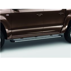 Marchepieds argentés Amarok