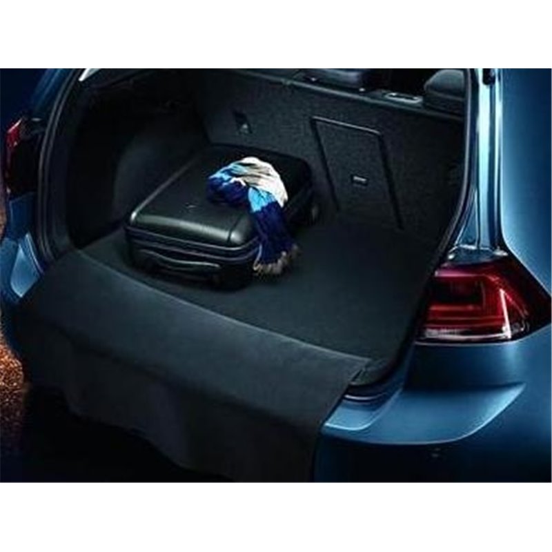  Elmasline - Lot de tapis en caoutchouc et tapis de coffre 3D -  Pour VW Golf 7 Variant 2012 - 2021 - Bord haut