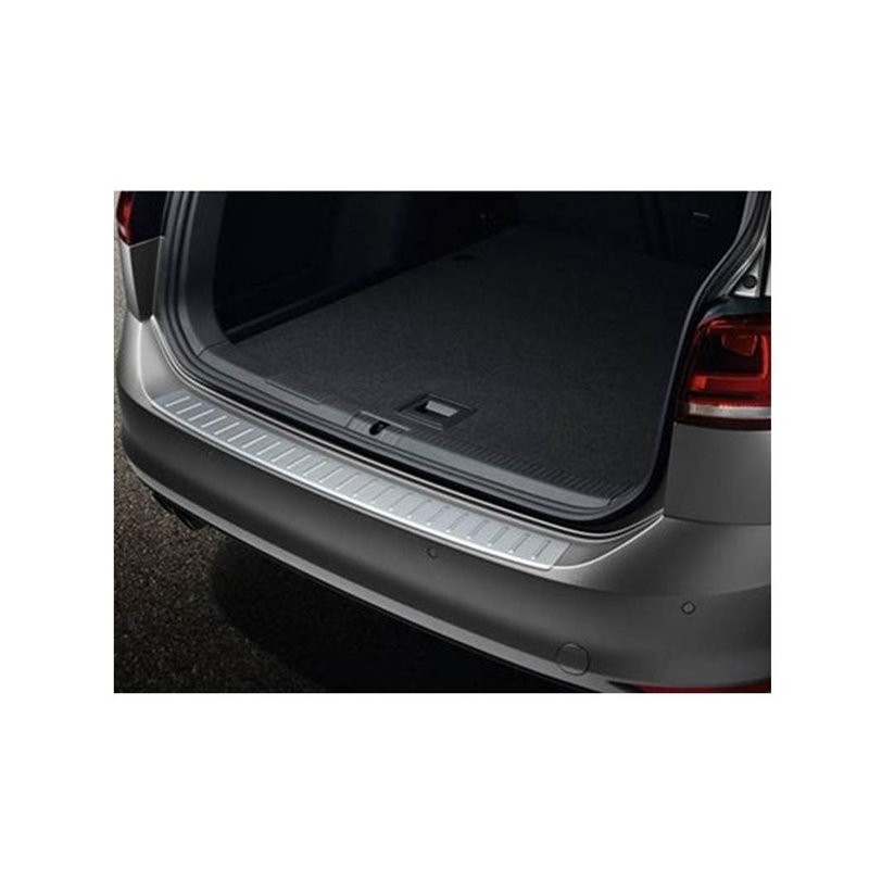 Tapis de sol pour voiture et logo en acier inoxydable pour VW Golf