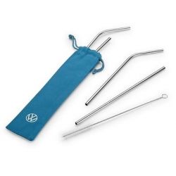 Set de pailles acier inoxydable collection California
