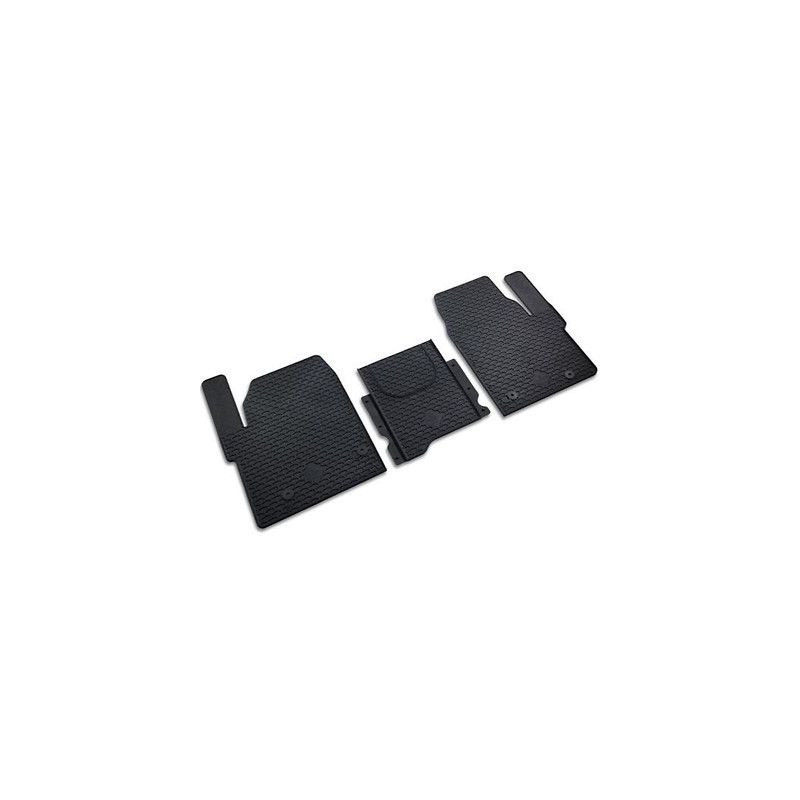 Tapis caoutchouc avant (3 pièces) T7