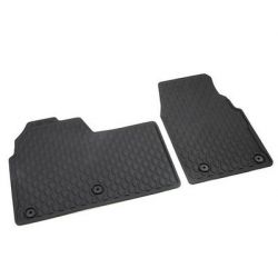 Tapis caoutchouc avant T7 Caravelle avec revêtement de sol en moquette