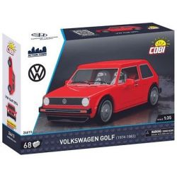 Golf 1 rouge 1/35 en kit (à assembler)
