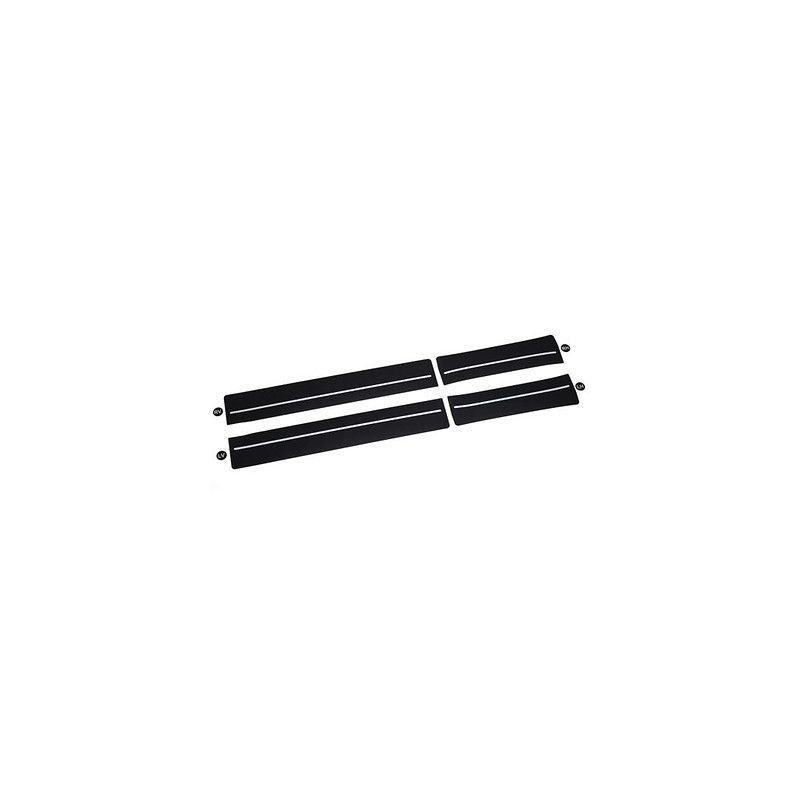 Protection de seuil de porte avant et arrière (noir/argent) pour T Roc NF (2026)