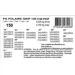 Chaines polaire steel grip 150