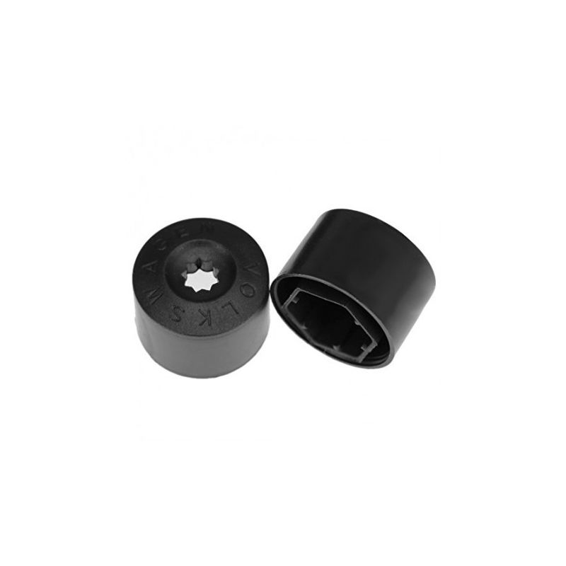 Lot de 6 capuchons pour boulon de roue ( 5 capuchons classique + 1 capuchon antivol)