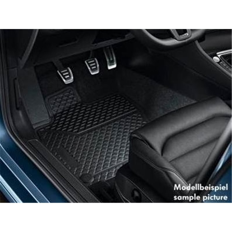 Tapis de sol caoutchouc avant et arrière Polo 6 (avant 2017)
