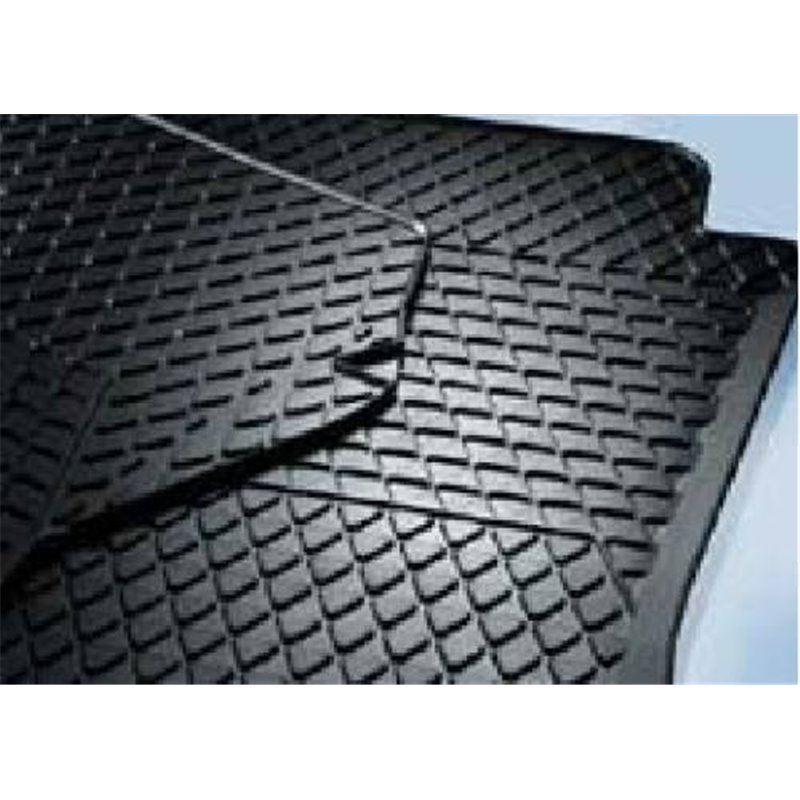 Tapis en caoutchouc avant noir T5 et T6