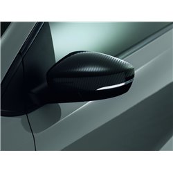 Coques de rétroviseurs look carbone Polo 6 (avant 2017)