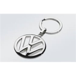 Porte clé logo VW argenté