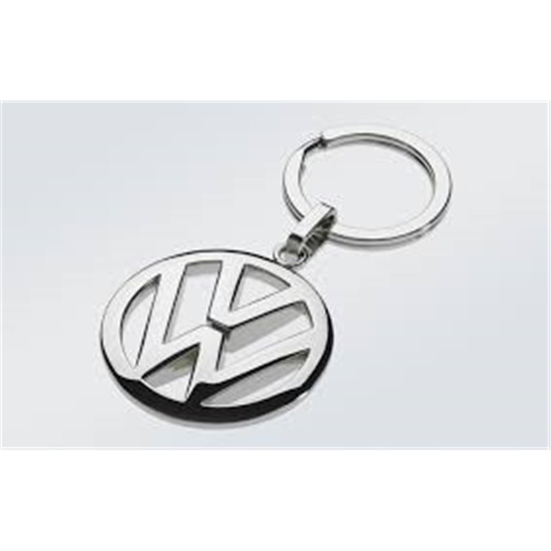 Porte clé logo VW argenté