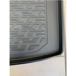  Doublure de Tapis de Coffre de Voiture à Couverture complète en  Cuir PU pour VW T-ROC 2018-2023, Doublure de Coffre de Voiture  Anti-poussière imperméables et Souples,F