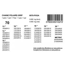 CHAINE POLAIRE GRIP 70