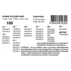CHAINE POLAIRE GRIP 100
