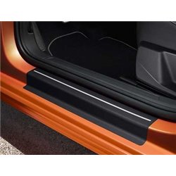 Protection seuil de portes noir/argent polo VII MQB
