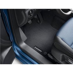 Tapis de sol textile avant + arrière caddy/maxi 2015 à 2020