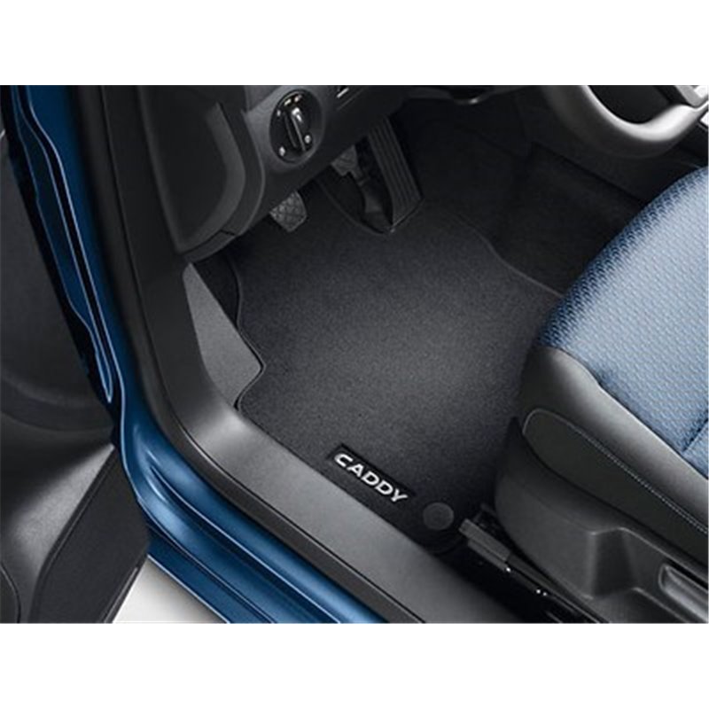 Tapis de sol textile avant + arrière caddy/maxi 2015 à 2020