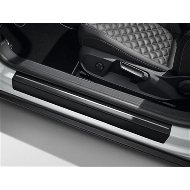 Protection seuil de portes avant noir/argent T roc cabriolet