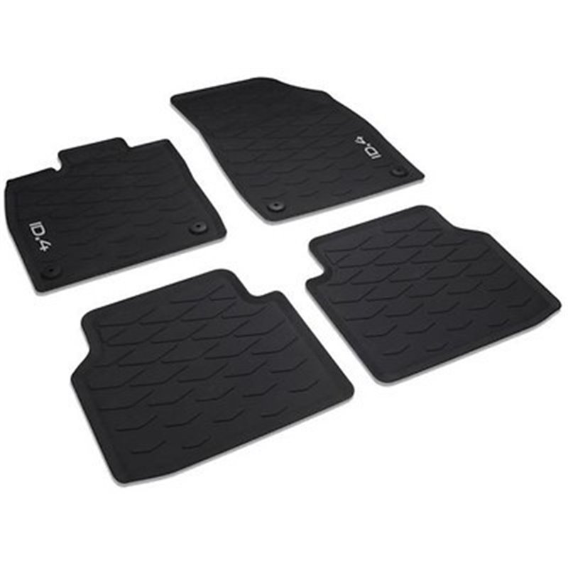 Tapis de sol caoutchouc avant et arrière ID.4